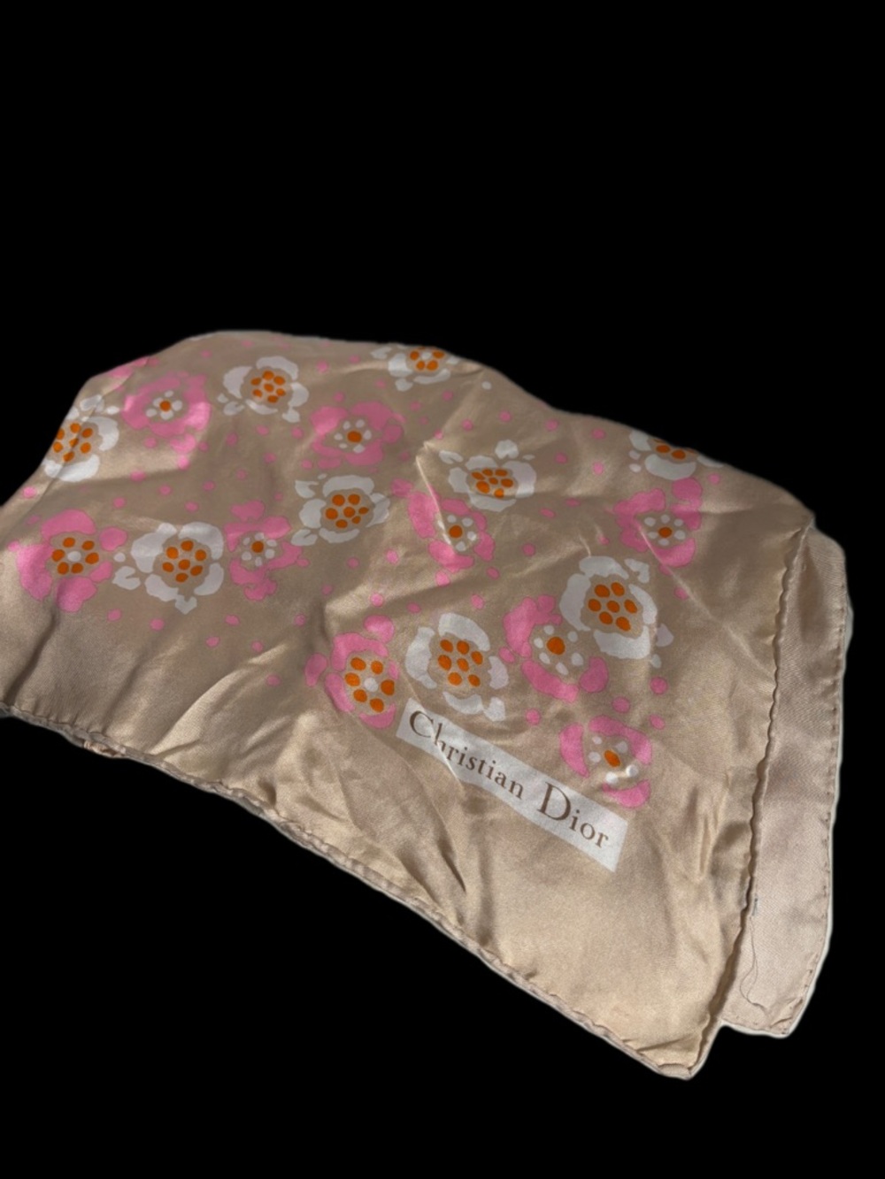 Vintage Christian Dior Silk Scarf